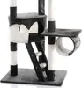 Wiltec Kratzbaum 240-260 cm schwarz/weiß, Katzenkratzbaum Produktbild-Vorschau 4