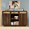 Flieks Kommode Wohnzimmerschrank Rattan mit 3 Schubladen, Produktbild-Vorschau 3