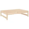 Gartenhocker 120x80 cm Massivholz Kiefer Produktbild-Vorschau 3