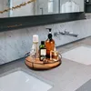 Rundes drehregal holz 26cm,Gewürzregale Rund Küchenregal Produktbild-Vorschau 3