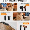 Fudajo Haustier Pflegeset schwarz, 6 in 1 Multifunktion Produktbild-Vorschau 4