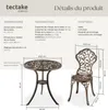 Ensemble de bistrot Lyon pour 2 personnes, en aluminium Voir les images du produit 6