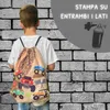 HECKBO Sacca sportiva per bambini con motivo Monster Truck Anteprima dell’immagine prodotto 5