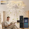 65cm, Weiß LED Deckenleuchte mit Ventilator, Dimmbar, Produktbild-Vorschau 1