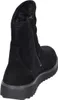 A black suede boot is shown from the back and side against a white background. Anteprima dell’immagine prodotto