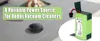A robot vacuum cleaner battery is shown next to a robot vacuum cleaner on a floor, with a dog in the background. Anteprima dell’immagine prodotto