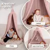 Baldachýn pudrově růžový bez zlaté aplikace - nebesa do Náhled obrázku produktu 3