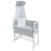Baby-Delux Beistellbett Stillbett Babybett 90x40 weiß inkl. Produktbild-Vorschau 1