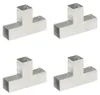 vidaXL Post Connector 4 ks. T-tvar Pozinkovaný kov 71 x 71 Náhľad obrázku produktu 7