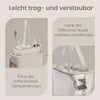 SONGMICS Wäschekorb, 65 L Wäschesammler, Wäschetonne mit Produktbild-Vorschau 5