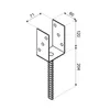 Domax U-Pfostenträger Pfostenanker PS 70U 71x120x4mm Produktbild-Vorschau 5