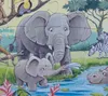 RAVENSBURGER Africké zvieratá puzzle 15 dielov Náhľad obrázku produktu 2