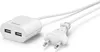 Bloc secteur USB avec câble de 1,9 m de long, 2,4 A, 2x Voir les images du produit 1