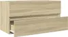 vidaXL Waschbeckenunterschrank Sonoma-Eiche 90x38,5x45cm Produktbild-Vorschau 7