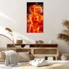 Bild auf Leinwand - Leinwandbild - Frau Flammen Produktbild-Vorschau 7