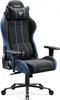A gaming chair shown from a slight diagonal angle against a white background.