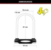 MASTER LOCK Bügelschloss [Schlüsselschloss] [mit Halterung] Produktbild-Vorschau 6