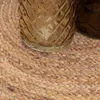 Tapis rond pour salon en jute, motif bohème ethnique, Voir les images du produit 9