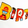 Oblique Unique Happy Birthday Girlande Feuerwehr Banner für Produktbild-Vorschau 4