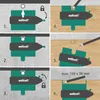 wolfcraft GmbH 1 Konturenlehre, Profile gauge, Schwarz, Produktbild-Vorschau 9