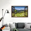 ARTland Wandbild, selbstklebend Bayerischen Alpen, braunes Produktbild-Vorschau 5