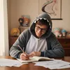 Onesie Kigurumi Pyjama Kostüm für Erwachsene Hai M: Produktbild-Vorschau 3