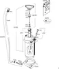 An exploded diagram of a pressure water tank system. Náhľad obrázku produktu