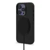 Cover posteriore in pelle Decoded per iPhone 14 Pro nero Anteprima dell’immagine prodotto 2