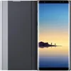 Galaxy Note 8 Pouzdro, Slim Flip Kožené Pouzdro s Okénkem a Náhled obrázku produktu 3