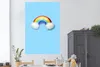 MuchoWow® Poster Ein Regenbogen aus flauschigen Wolken Produktbild-Vorschau 2
