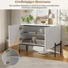 Buffet Merax avec 2 portes, commode avec pieds en métal, Voir les images du produit 7