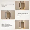 Badspiegel LED Oval 60 x 90 cm mit Beleuchtung - dimmbar, Produktbild-Vorschau 5