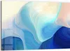DEQORI Glasbild Echtglas 90x60 cm 'Polychromer Farbfluss' Produktbild-Vorschau 1