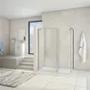 B.100x100cm H.200cm Duschabtrennung Walk in 8mm Nano Glas Produktbild-Vorschau 1
