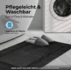 etérea Badteppich Kiara Baumwolle Uni , 70x120 cm Schwarz Produktbild-Vorschau 6