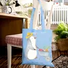 Mr. & Mrs. Panda Tote Bag Pinguin Gartenarbeit - Sky Blue - Produktbild-Vorschau 4