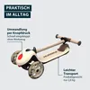HUDORA Tri-Scooter mocha : beige Produktbild-Vorschau 5
