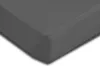 2 Topper Spannbettlaken anthrazit 180x200 - 200x200 cm Produktbild-Vorschau 3