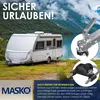 MASKO® Anhängerschloss Zahlenschloss mit 4 Stellig Code für Produktbild-Vorschau 4