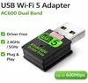 AC600 WiFi 5 Bluetooth 4.2 USB 2in1 Dual Band 2,4GHz 5GHz Produktbild-Vorschau 1
