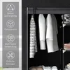 HOMCOM Šatní skříň z látky se 2 tyčemi na ramínka, 6 Náhled obrázku produktu 6