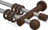 Interdeco Gardinenstange / Vorhangstange Silbergrau / Produktbild-Vorschau 1
