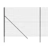 vidaXL Maschendrahtzaun Anthrazit 2x10 m Verzinkter Stahl Produktbild-Vorschau 4