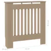 vidaXL Obudowa grzejnika z płyty MDF 78 cm Podgląd zdjęcia produktu 9