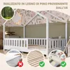 Crazy Pine Letto a Casetta Bianco 90x190 cm – Letto da Anteprima dell’immagine prodotto 4