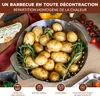 Panier à griller rond Bremermann 27 x 6 x 22,5 cm en acier Voir les images du produit 2