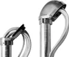 Two close-up views of electrical conduit fittings with cables. Produktbild-Vorschau