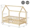 Łóżeczko dziecięce ML-Design 70 x 140 cm z zabezpieczeniem Podgląd zdjęcia produktu 7