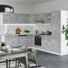 Eckküche Vicco R-Line Beton/Weiß 287 x 227 cm, AP Marmor, Produktbild-Vorschau 6