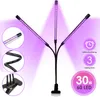 Jiubiaz Pflanzenlampe 30W LED Vollspektrum Pflanzenlicht 60 Produktbild-Vorschau 1